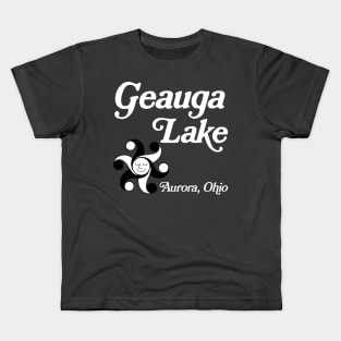 Geauga Lake Sun Aurora Ohio Kids T-Shirt